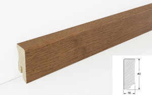 Eiche Rohoptik geräuchert - Thede & Witte Cube Sockelleiste edelfurniert Eiche Rohoptik geräuchert - Thede & Witte Cube Sockelleiste edelfurniert
