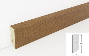 Eiche Desert geölt - Thede & Witte Cube Sockelleiste edelfurniert Eiche Desert geölt - Thede & Witte Cube Sockelleiste edelfurniert